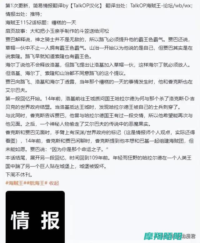 揭秘海贼王新章节|索隆霸王色霸气早有觉醒迹象|红发命运之子身份揭晓 (新版海贼王)